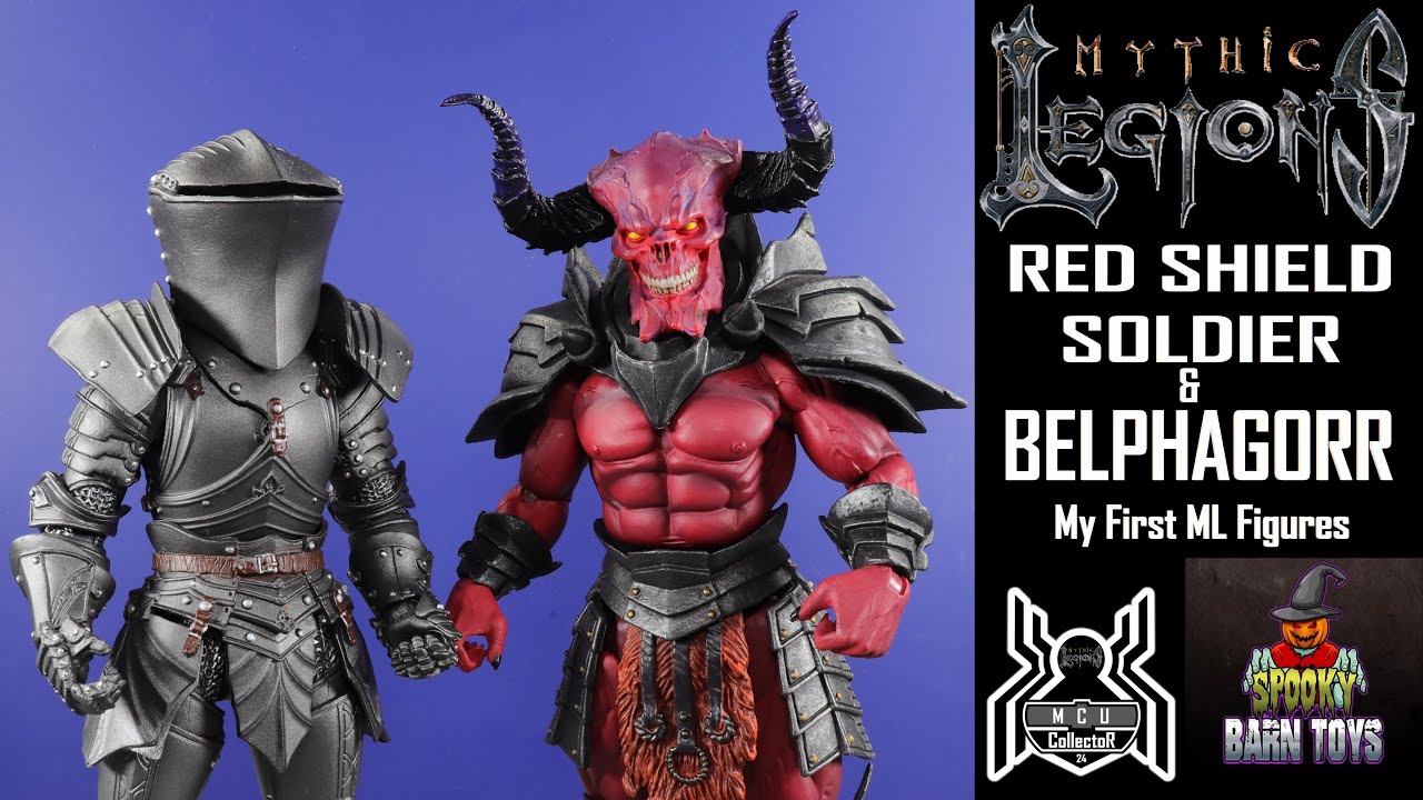 Mythic Legions BELPHAGORR & RED SHIELD SOLDIER Review My First ML Figures
