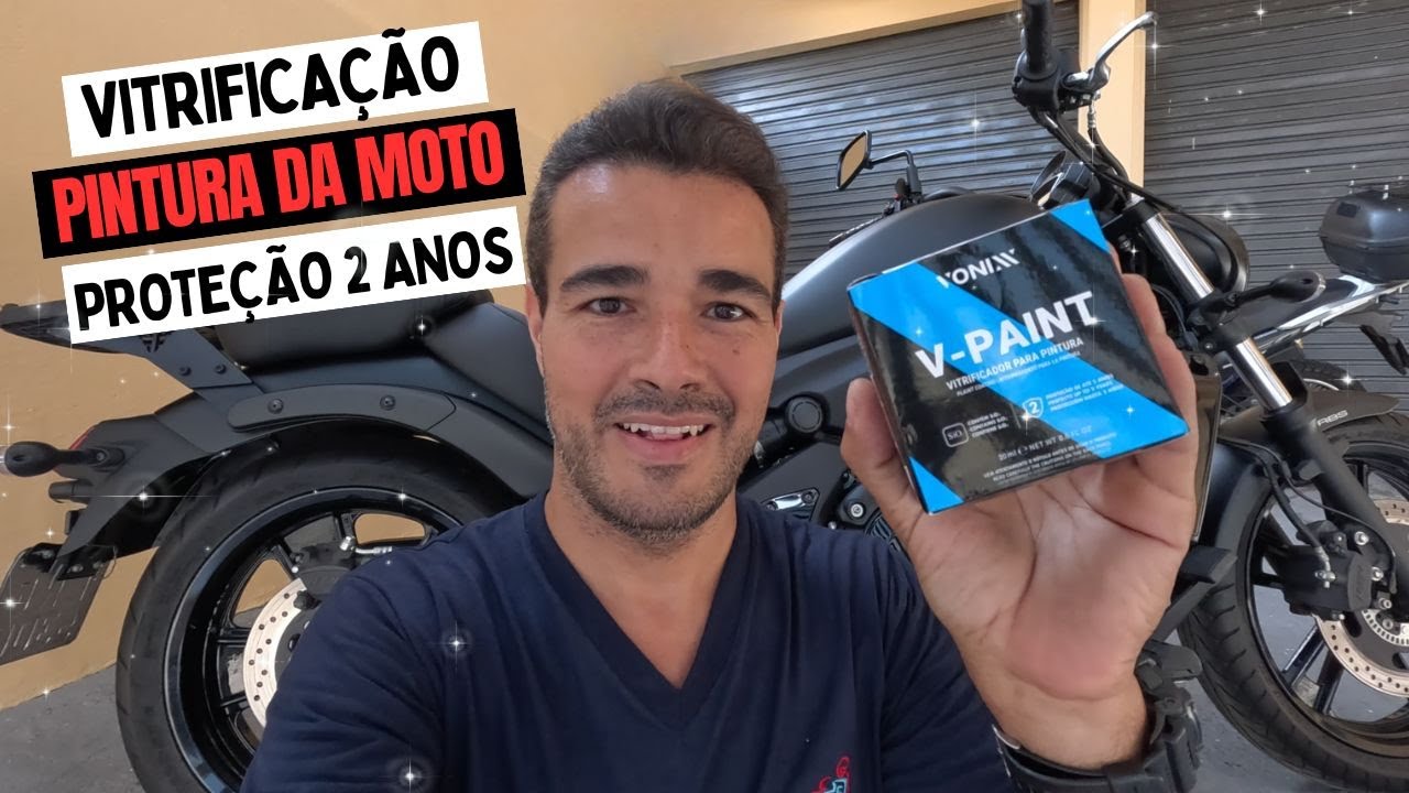 VITRIFICAÇÃO DE PINTURA MOTO [ PASSO-A-PASSO ] - PROTEÇÃO ATÉ 2 ANOS