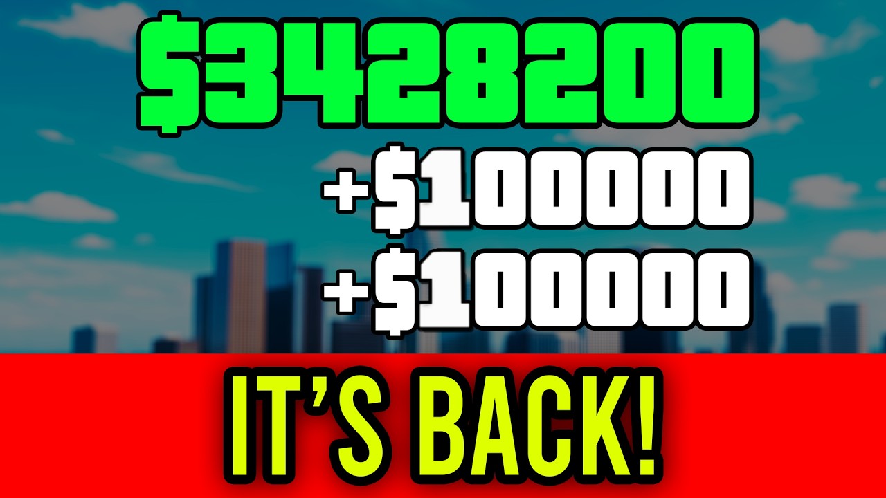 IT'S BACK! *EASY* GTA 5 SOLO MONEY GLITCH