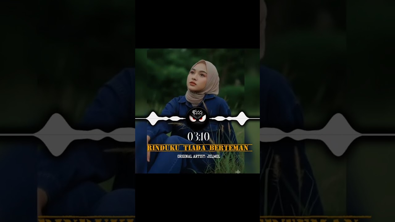 Rinduku tiada berteman.. Jelmol..cover AI version 
