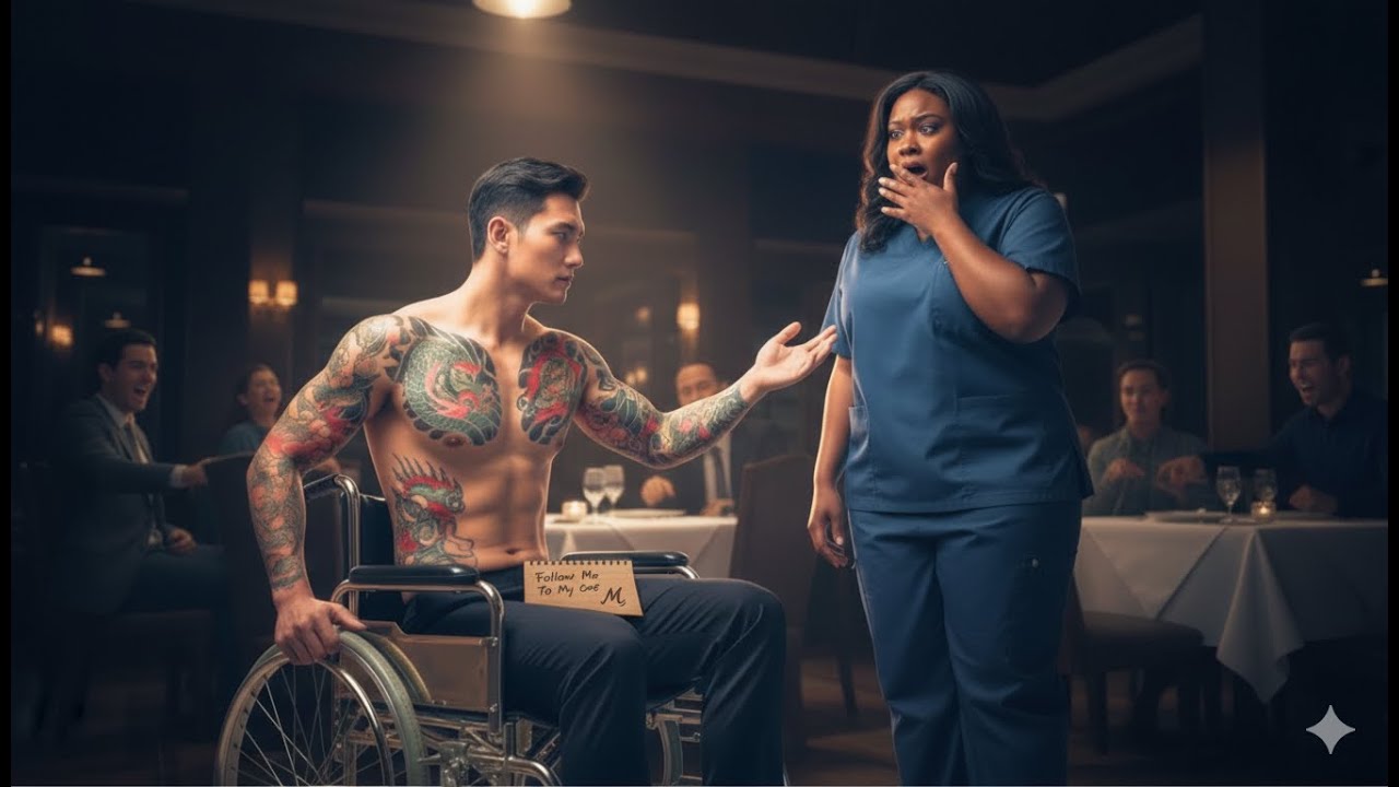 Customers Humiliated The Waitress For Her Weight, Until The Wheelchair Bound Mafia Boss Wrote A Note