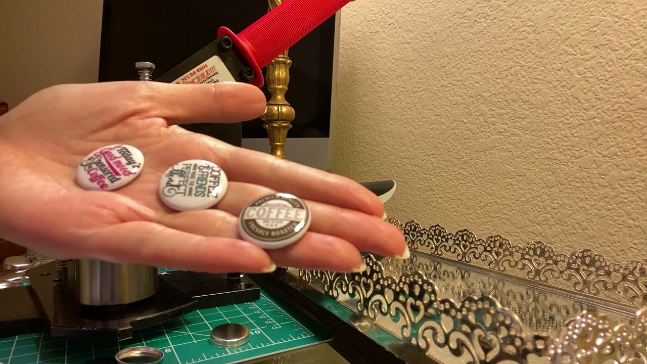 Tecre 1 inch button maker - let’s make some coffee flair buttons
