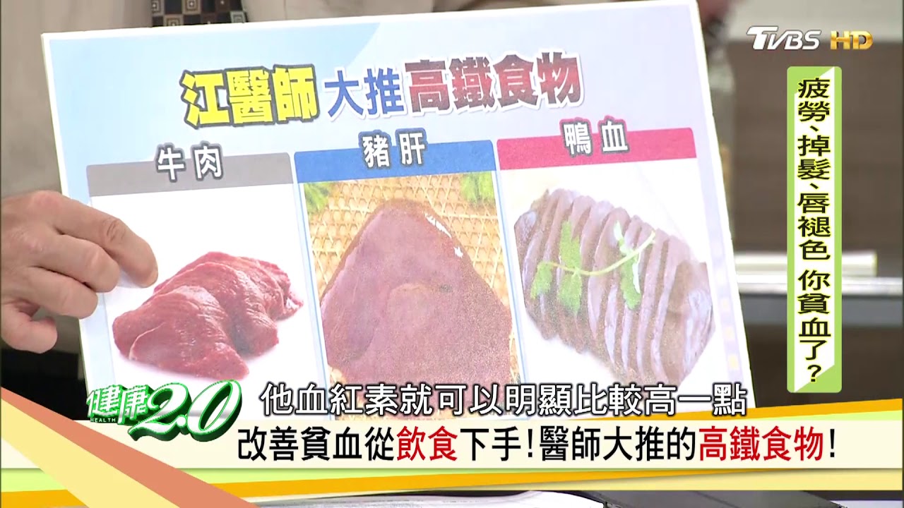 改善貧血吃這些！江醫師大推的高鐵食物 健康2.0