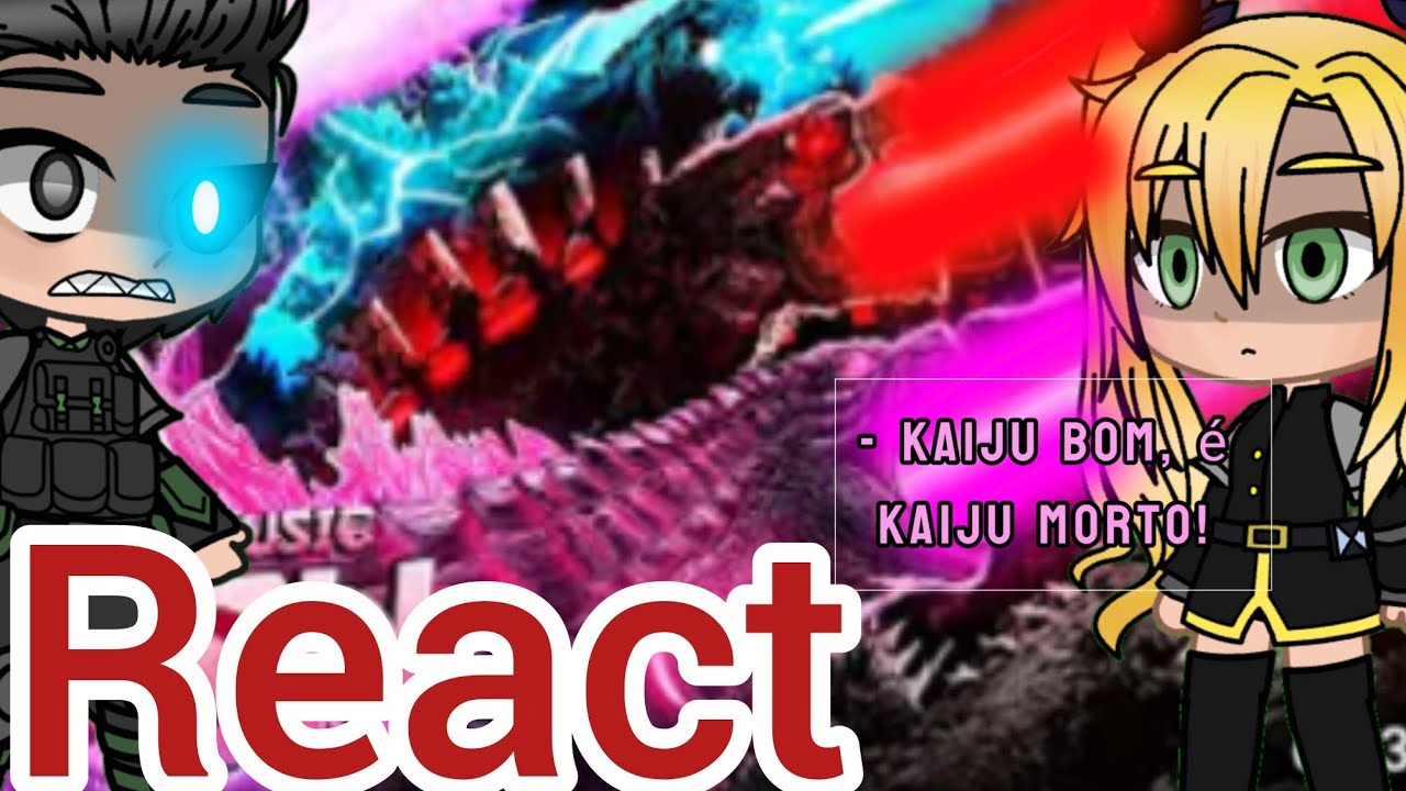 KAIJU N.8 REACT (reagindo) Rap NO TOPO DO MUNDO | ESPECIAL GODZILLAS | Papyrus Da Batata (GACHA)