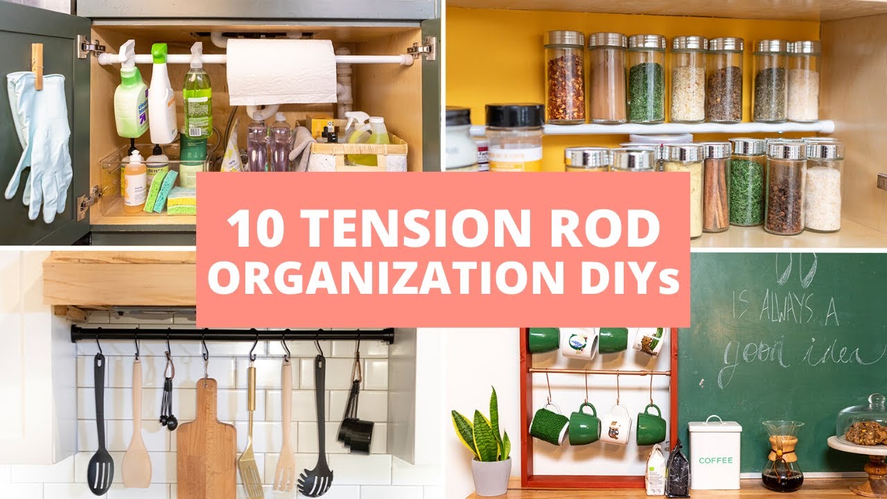 What Exactly Can You Organize With Tension Rods?