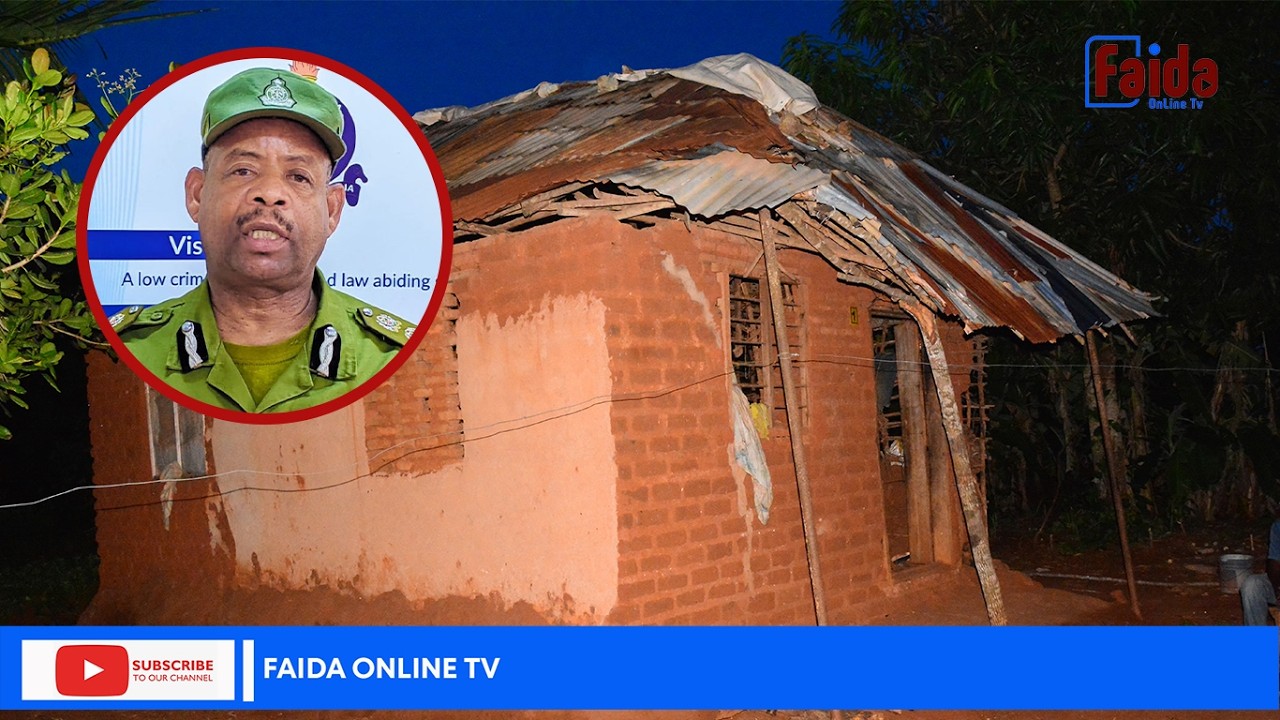 MZEE AJINYONGA NDANI YA NYUMBA ALIYOKUWA AKIISHI MTWARA|   AWAACHA WATOTO WATATU.