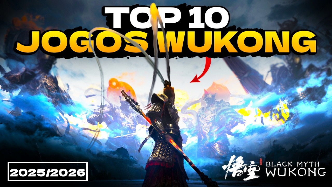 TOP 10 JOGOS NO ESTILO BLACK MYTH: WUKONG (2025–2026)