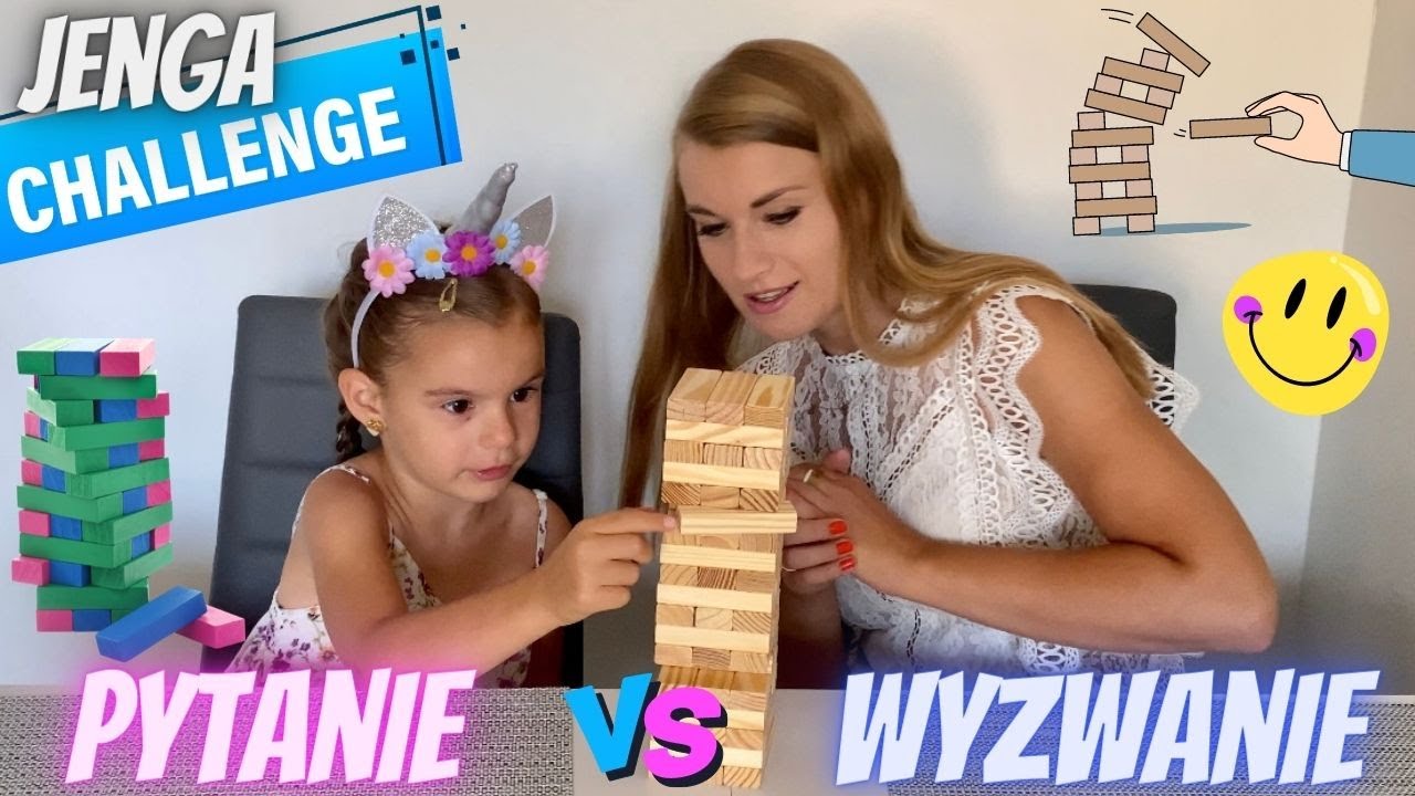 PYTANIE VS WYZWANIE🔥 Jenna challenge z Mamą🤩💛