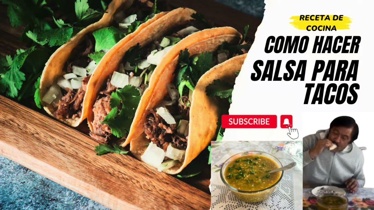 “COMO HACER UNA RICA SALSA TAQUERA” #receta, salsa, #cocinar  @EmilianoSalinas-g2t 