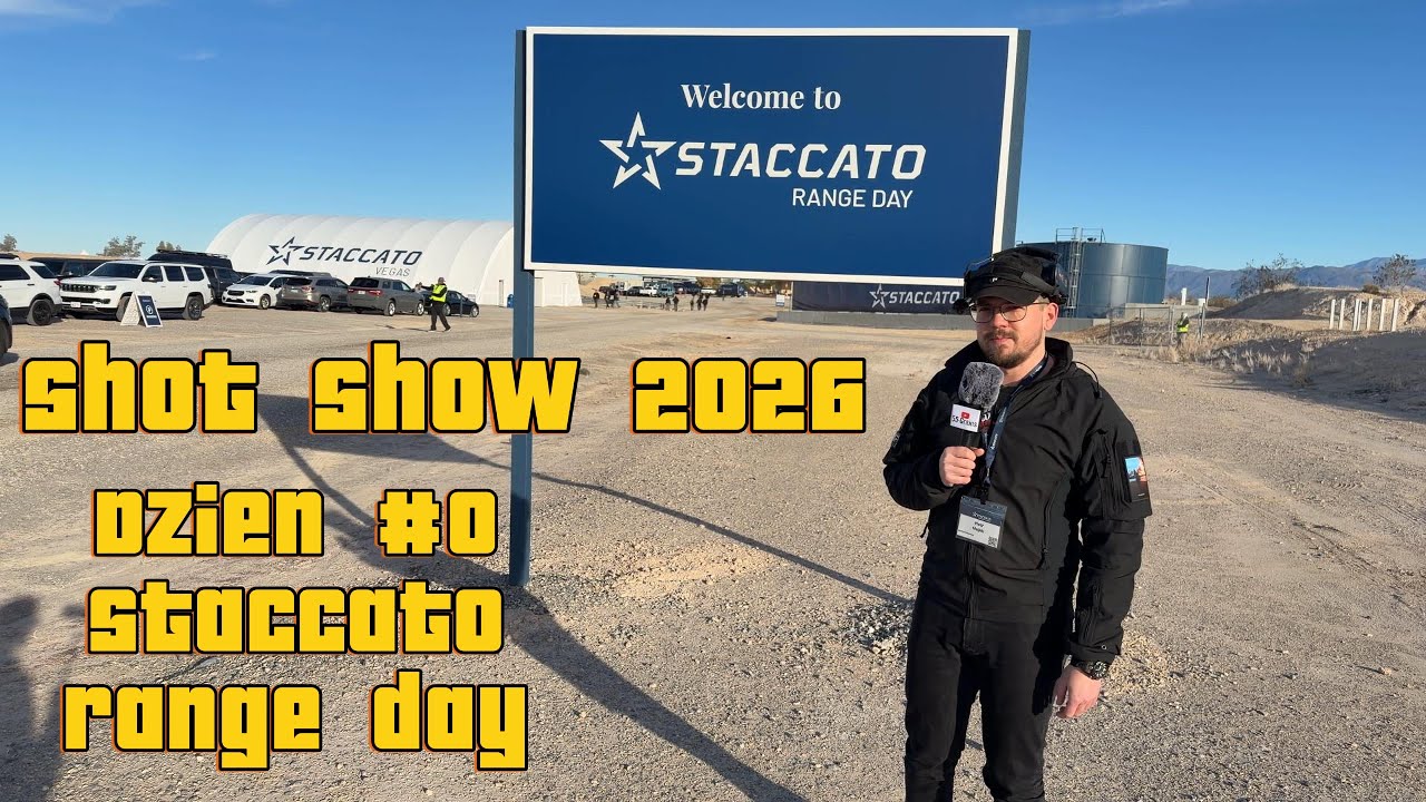 Shot Show dzień #0 - Staccato Range Day, PREMIERA CANIK MC9 PRIME RADIAN!