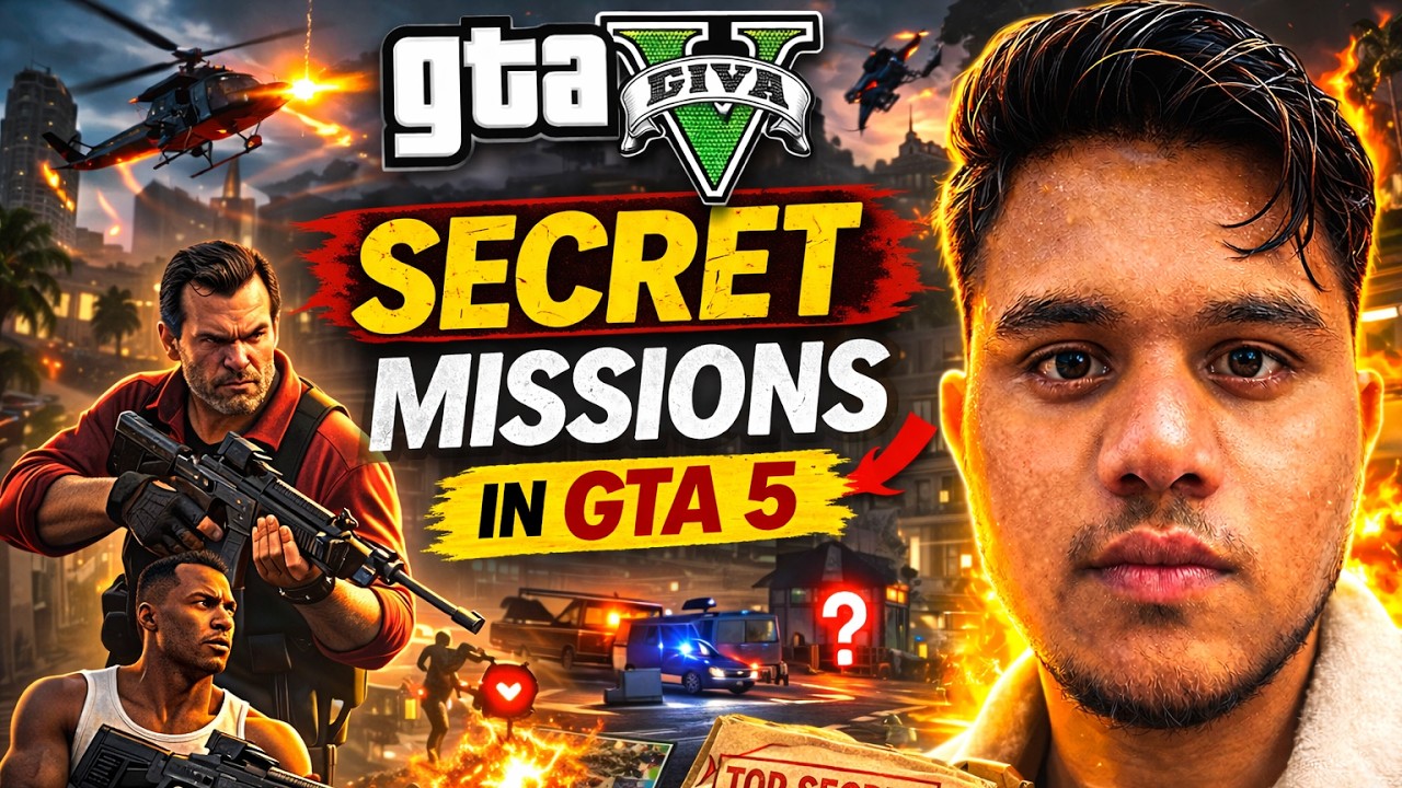 GTA 5 SECRET MISSION LIVE + FUNNY MOMENTS