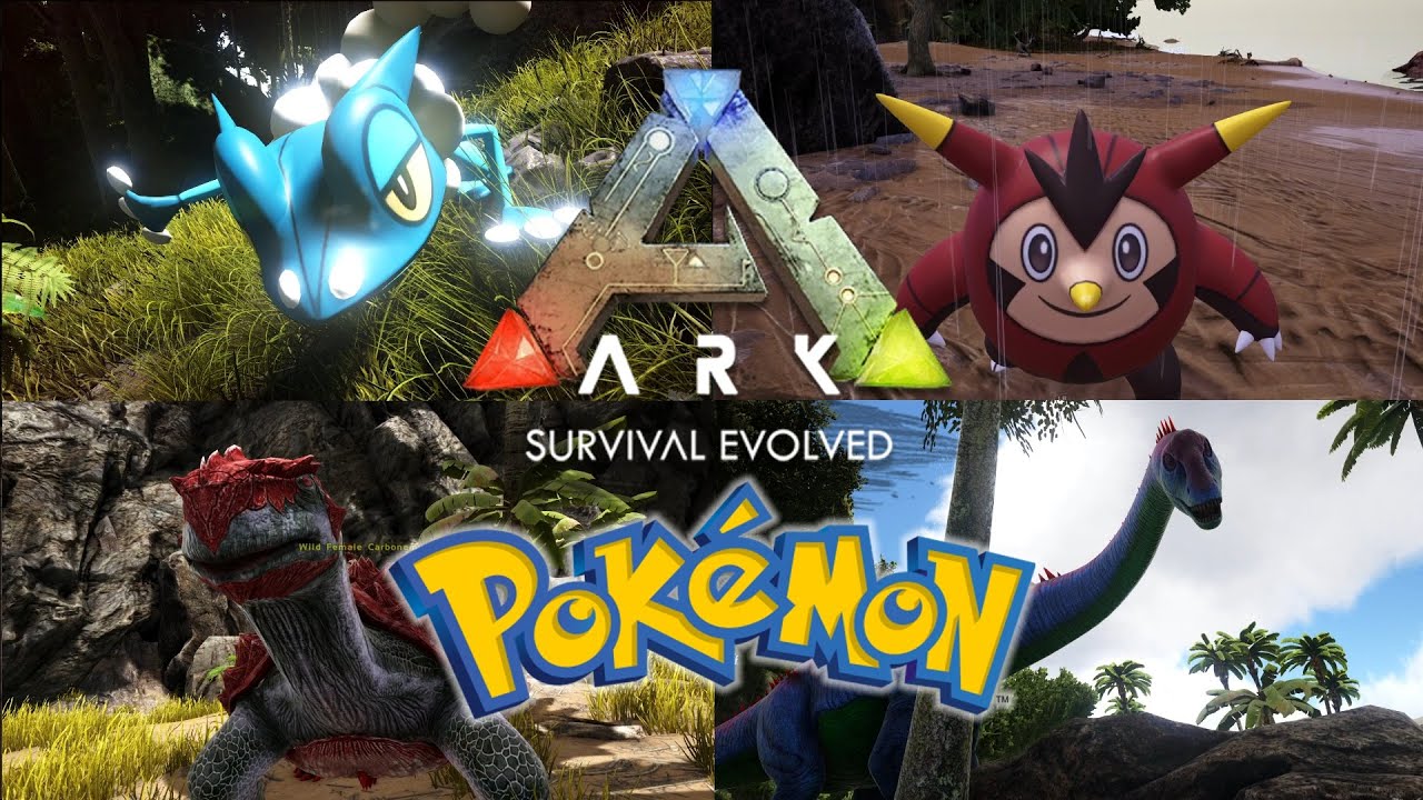 POKEMON vs DINOSAURS ?!?! | Who will WIN?? | ARK Survival: Evolved | Cryomon Mod