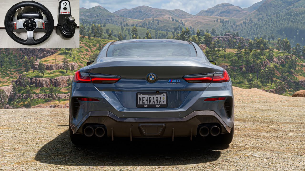 1160HP BMW M8 | Forza Horizon 5 | Steering Wheel Gameplay