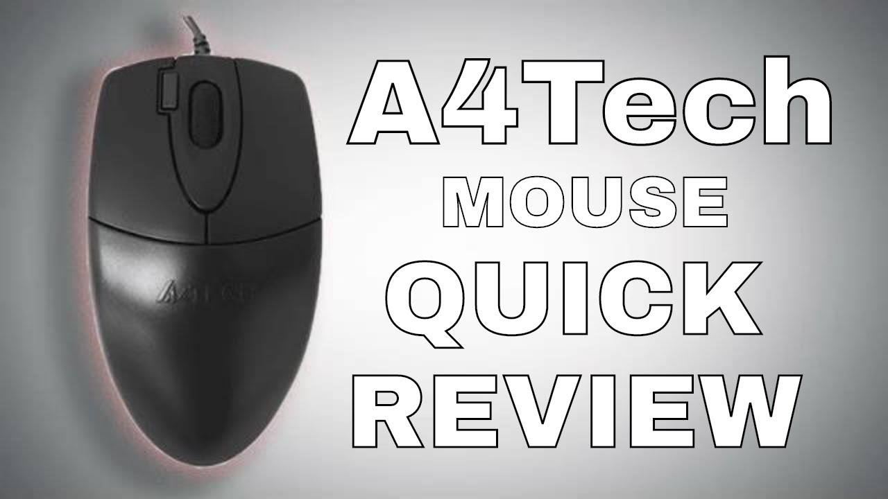 A4Tech OP-620D 2x click Mouse | QUICK REVIEW