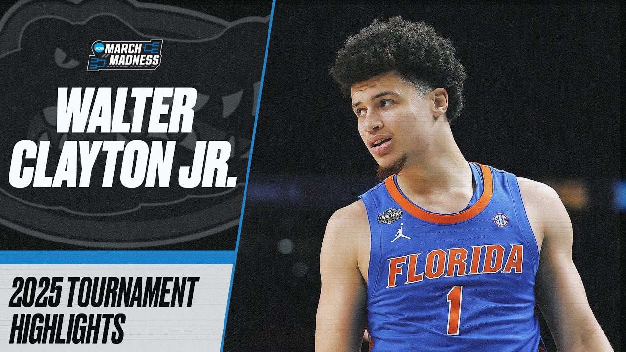 Walter Clayton Jr. 2025 NCAA tournament highlights (Final Four MOP)