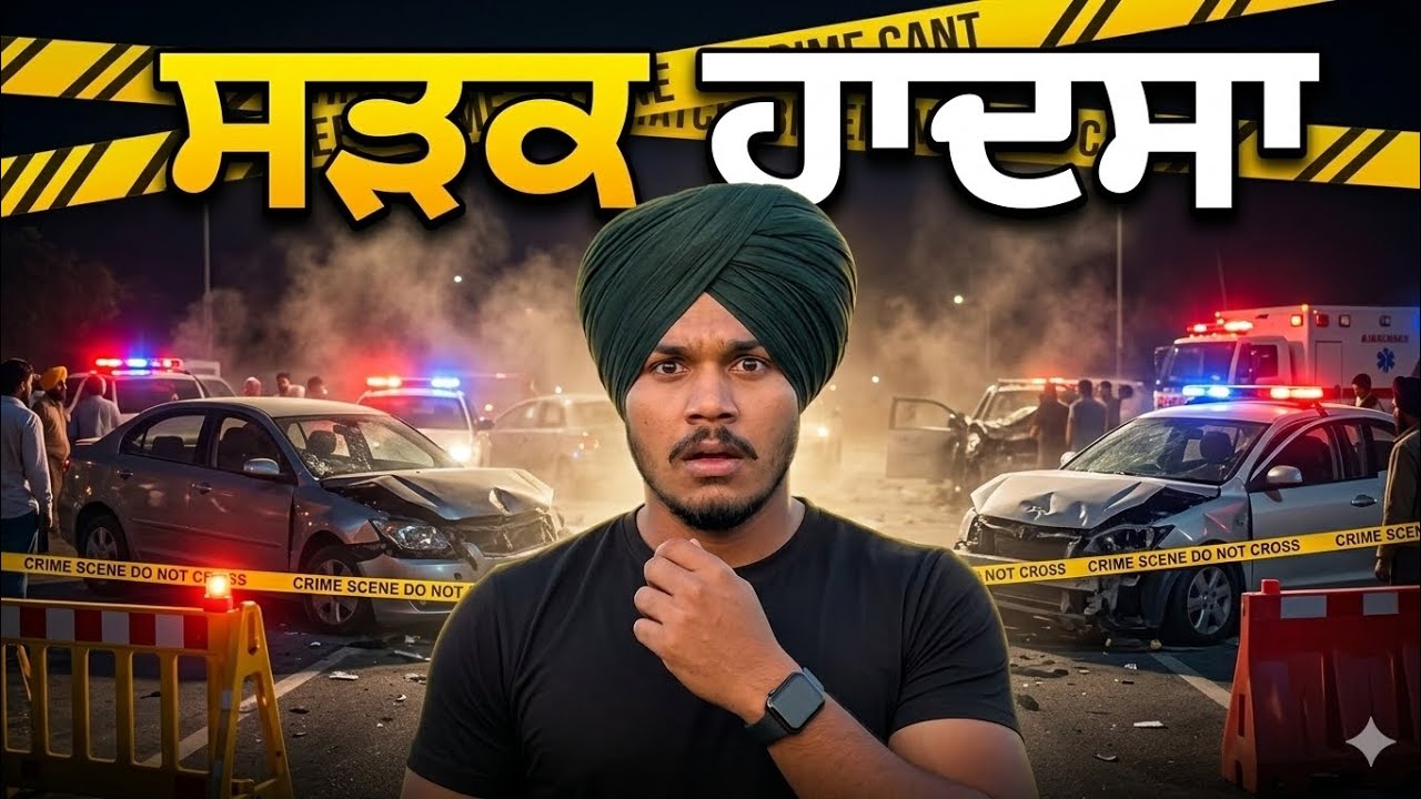 “ਅਚਾਨਕ Road Block ਹੋ ਗਿਆ | Car Accident Vlog”