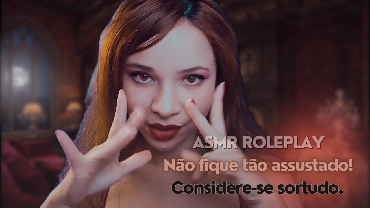 ASMR Roleplay | Vampira hipnotiza seu novo minion