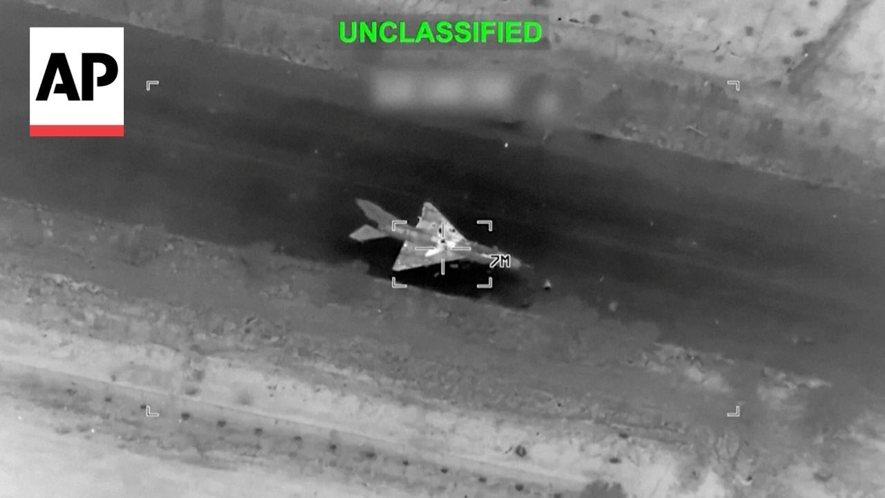 US Central Command releases video of military strikes in Iran