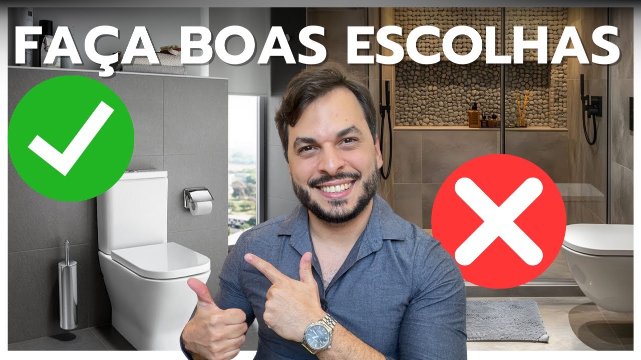 OS 8 MELHORES ACABAMENTOS PARA SEU BANHEIRO!