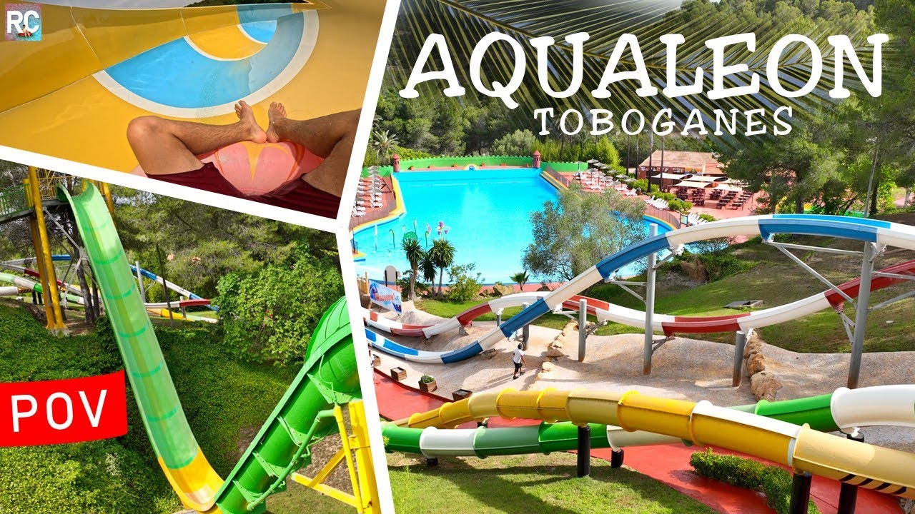 Aqualeon - Todos los toboganes! | Parque acuático en plena naturaleza, Albinyana, Tarragona