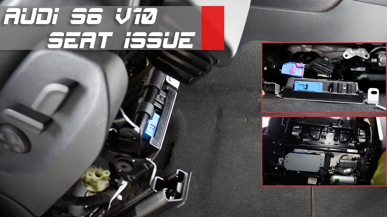 Audi S6 V10 4F5 C6 Sitzverstellung reparieren #audi #v10 #diy