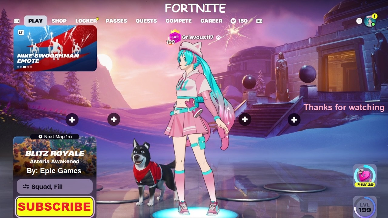 Fortnite: Miku Ready for Blitz Royale