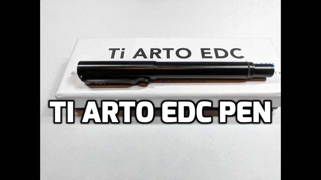 BIGiDESIGN Ti Arto EDC (multi-refill) Titanium Pen Unboxing and Review