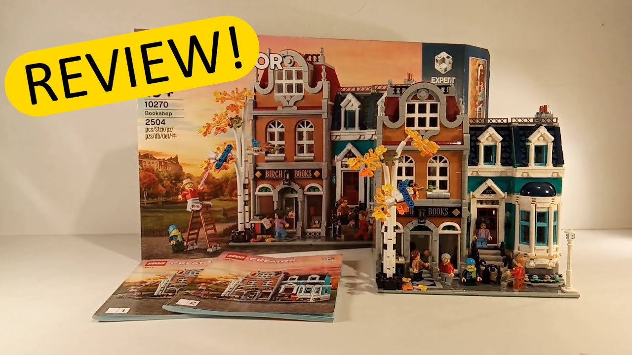 LEGO 10270 Bookshop Review And Comparison