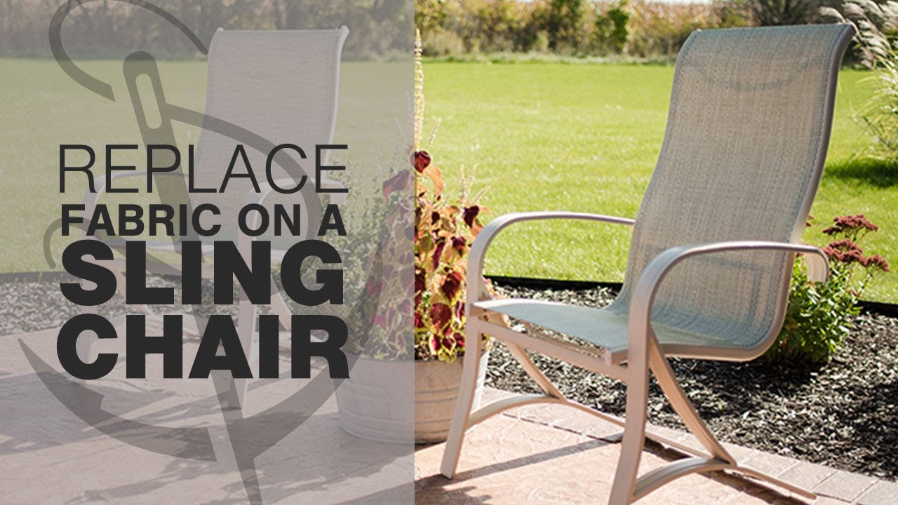 How to Replace Fabric on a Patio Sling Chair