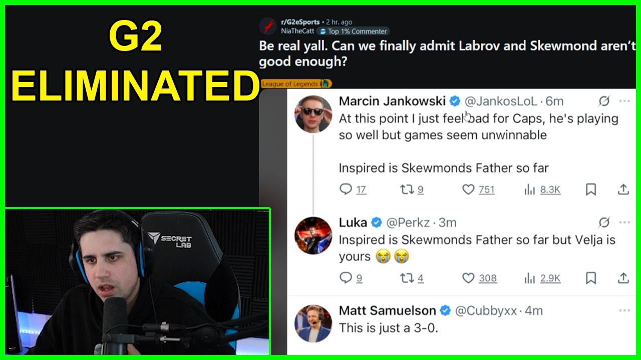 G2 Fans FURIOUS After HUMILIATING Exit Of MSI 2025
