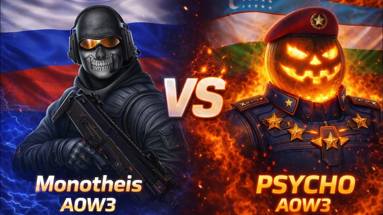 270 Skills Monotheis AOW3 vs PSYCHO AOW3 😈 Training or Real War?!
