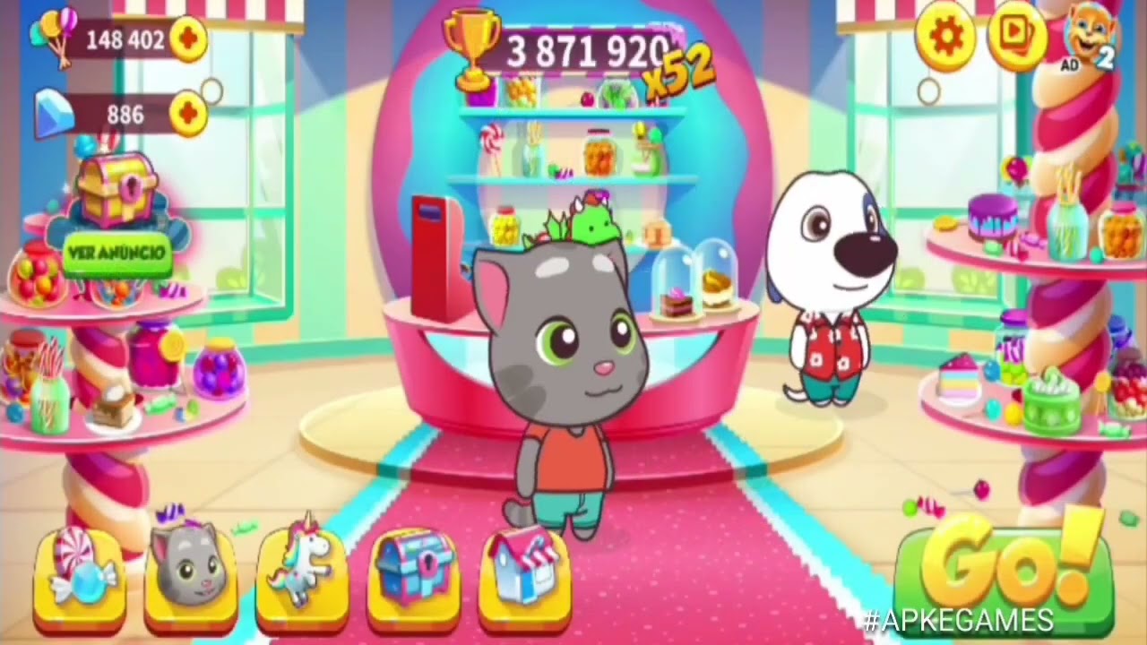 Talking Tom Candy Run Gameplay Android ios 