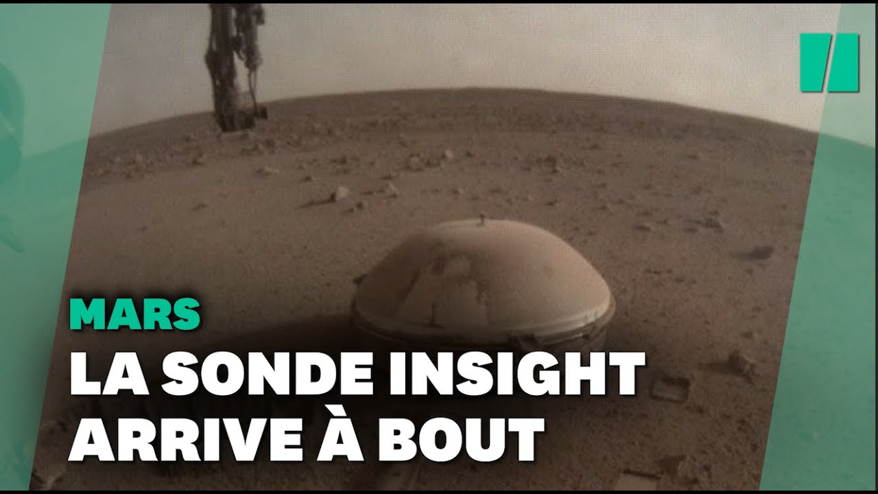Sur Mars, la sonde InSight est &agrave; l&rsquo;agonie et devrait achever sa mission prochainement