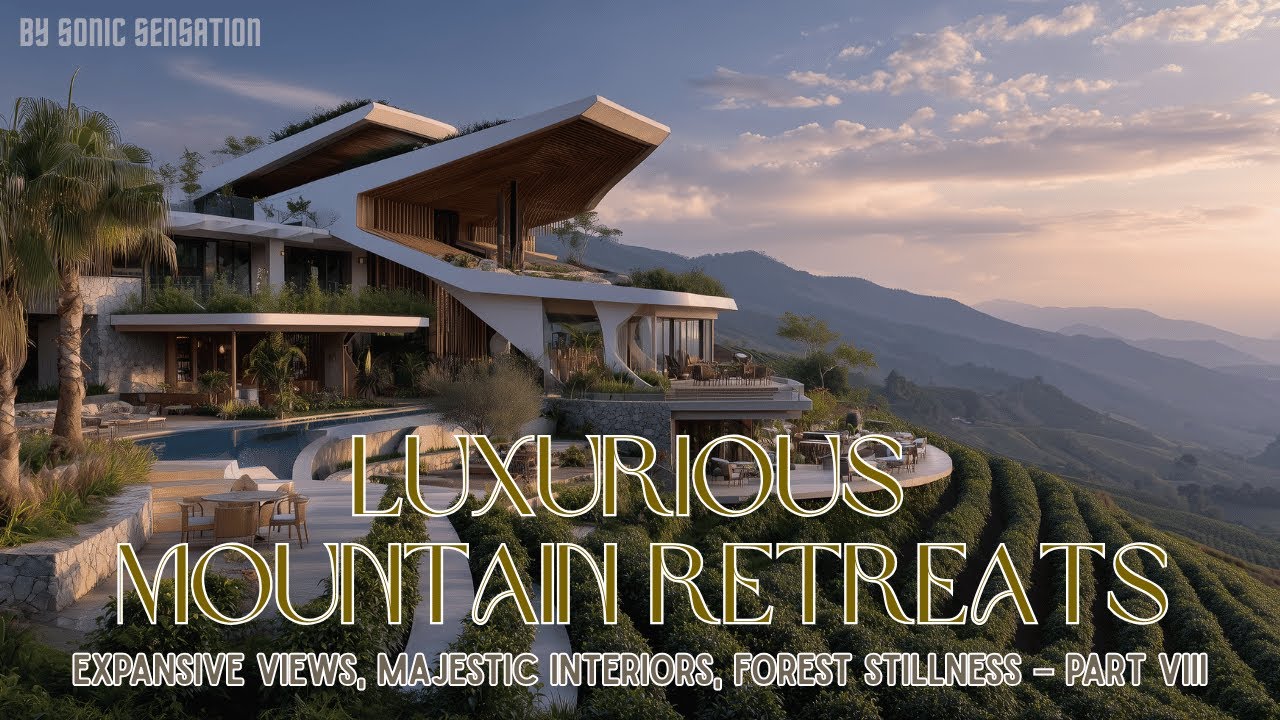 Luxury Mountain Escape | 4K Ambient Soundscape for Deep Focus & Relaxation | Part VIII