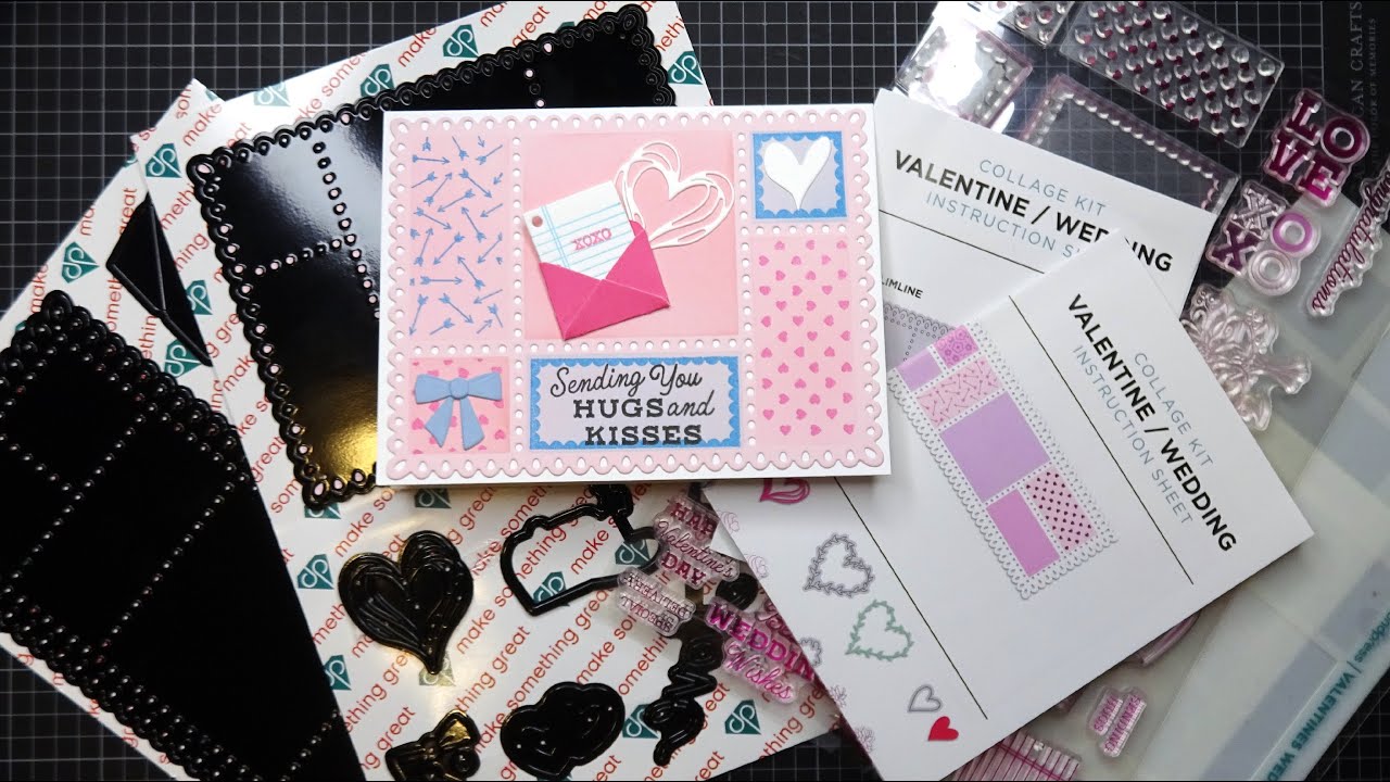 Diamond Press Collage Autoship #4: Valentine Wedding Review Tutorial! Ready for Valentine's Day??