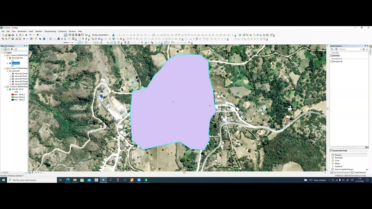 Areas de aporte para alcantarillado/ Sewergems