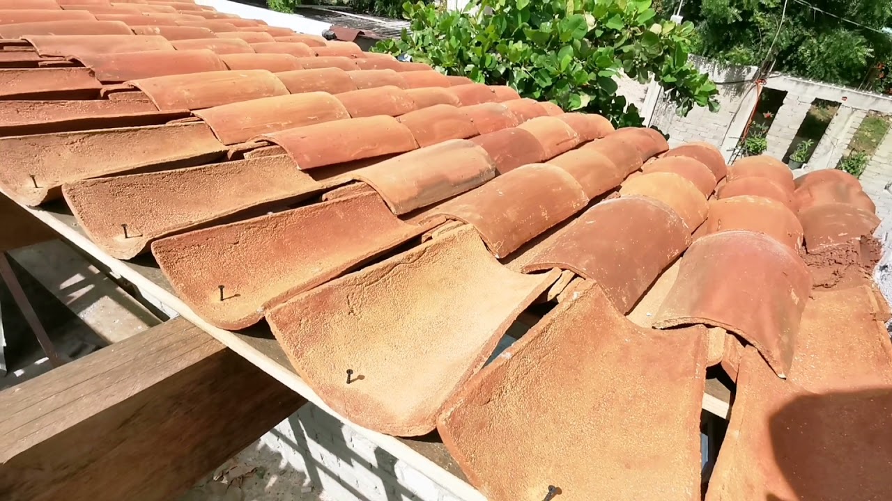 instalación de teja artesanal