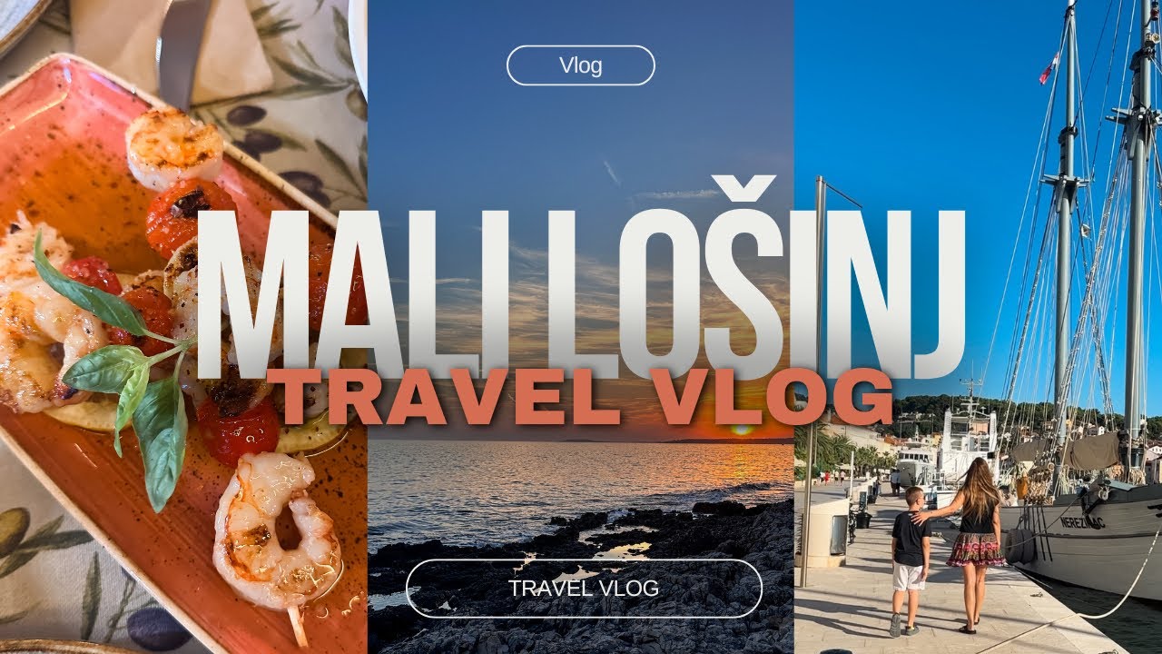 Mali Losinj vlog 2. centar grada, klopa, moje uspomene