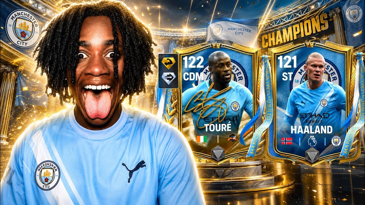 MOST INSANE MAN CITY PACK LUCK IN WEEK 4 CHAMPIONS EVENT - FC Mobile