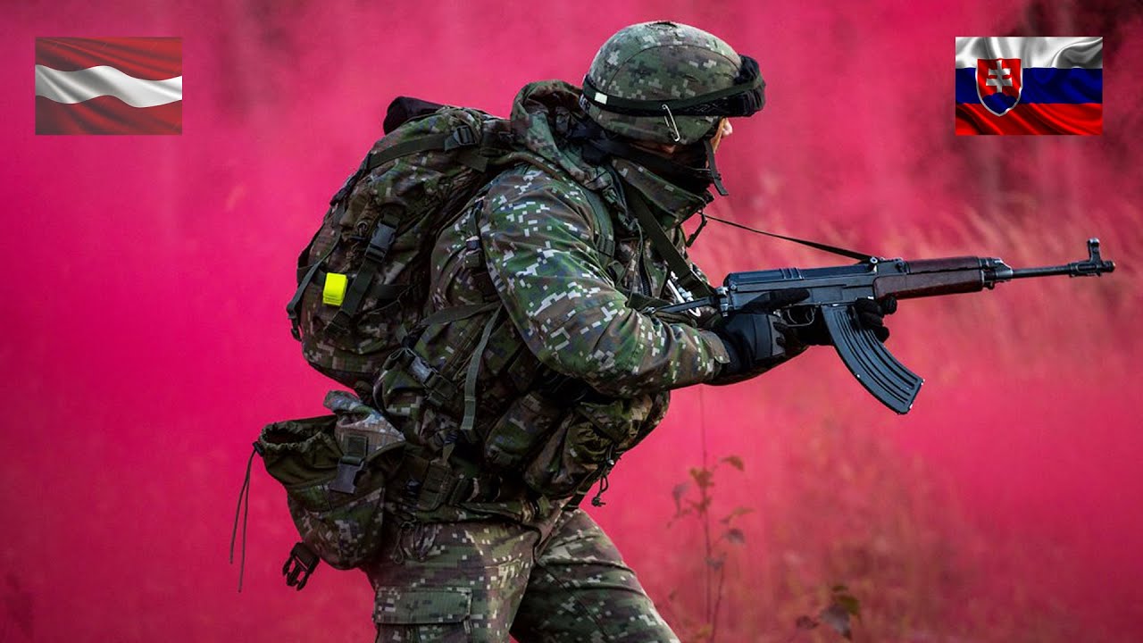Slovak Troops Exercise in Latvia