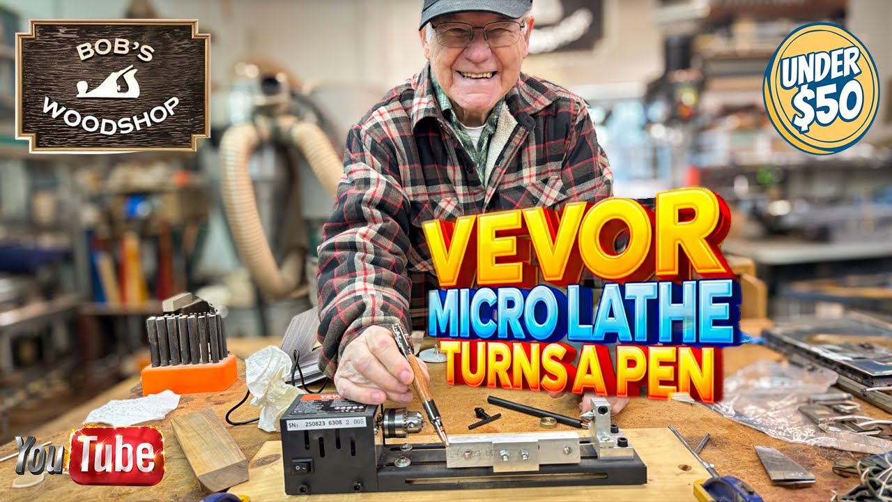 Vevor Micro Lathe -  Can it Turn a Pen Kit?