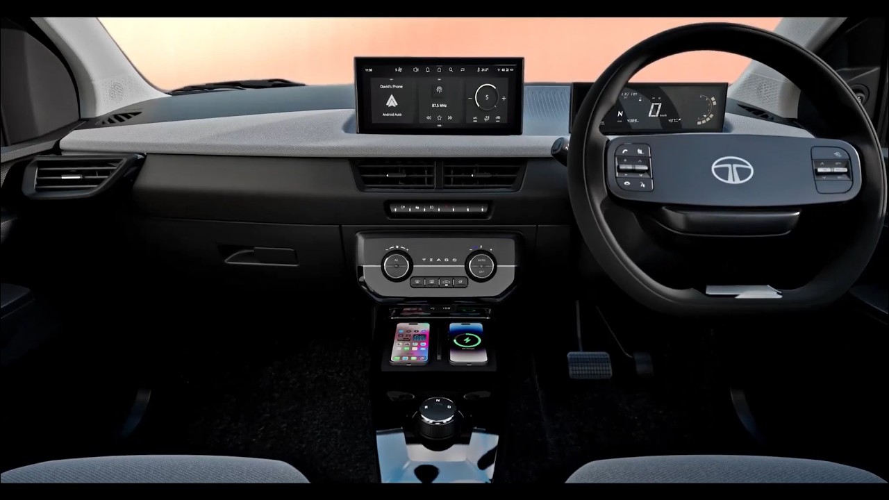 Представлен интерьер обновленного Tata Tiago 2026 года