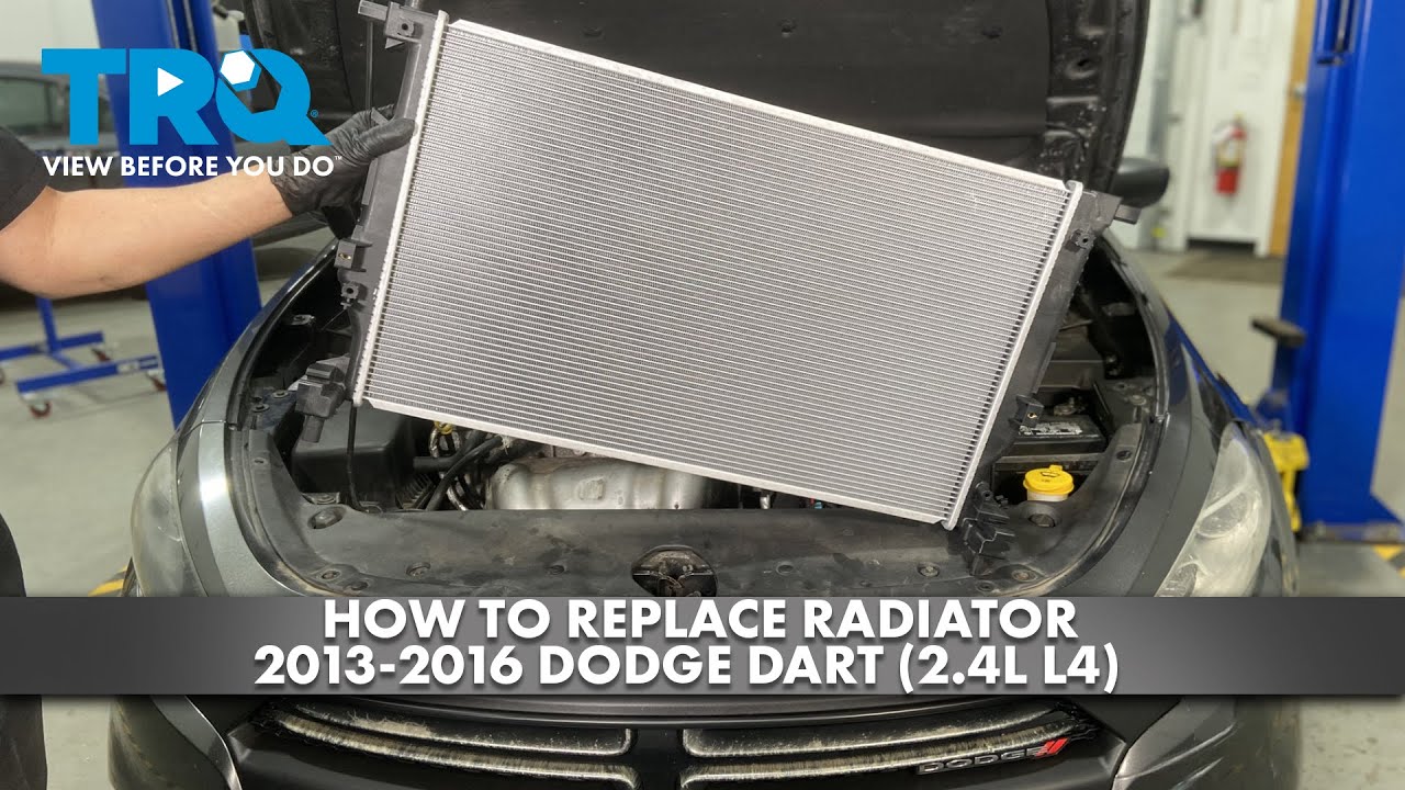 How to Replace Radiator 2013-2016 Dodge Dart 2.4L L4
