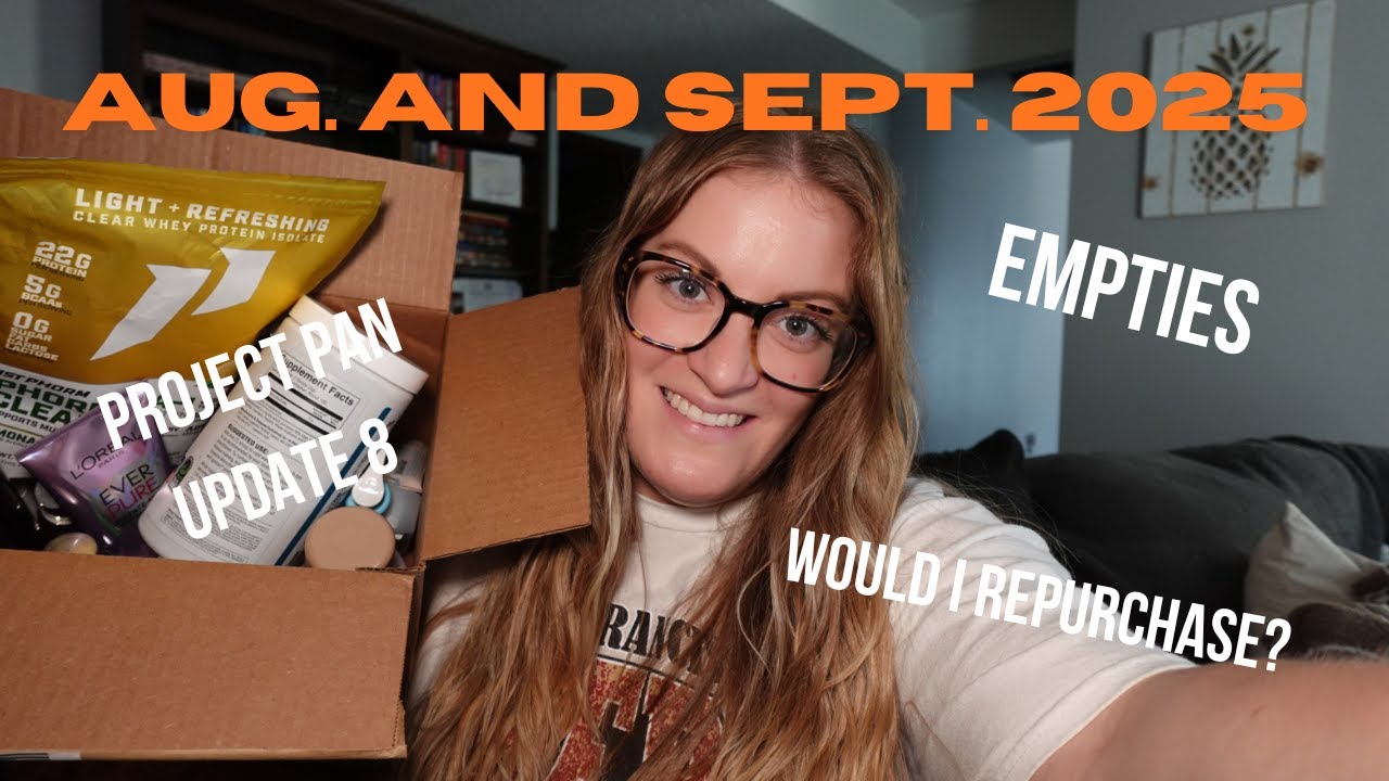 August and September EMPTIES! | project pan update #8