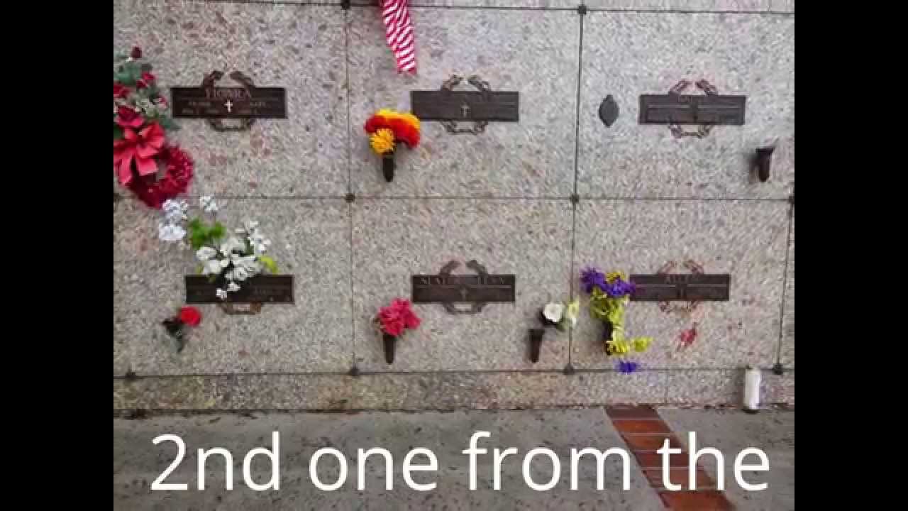 Fred Hunter's Funeral Homes Mausoleum Burial Crypt $9,999 Hollywood Florida 33024