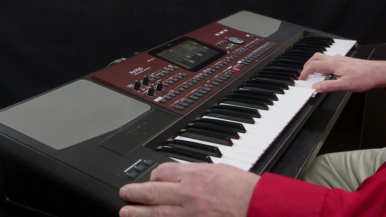 KORG PA700 видео инструкция Часть 2: Звуки