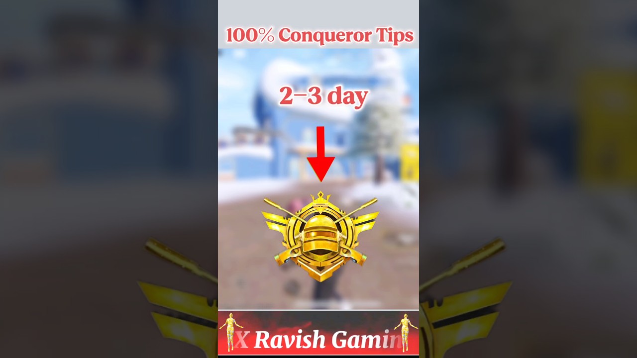 How to Reach Conqueror in 4 Days part 2  | BGMI Solo, Duo,  Rankpush Tips & Tricks | #bgmi #shorts
