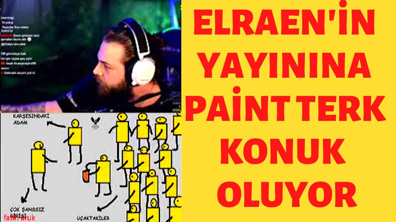 ELRAEN , YAYINA PAİNT TERK GELİYOR. PAİNT TERK 'E NASIL BAŞLADIĞINI ANLATIYOR. 