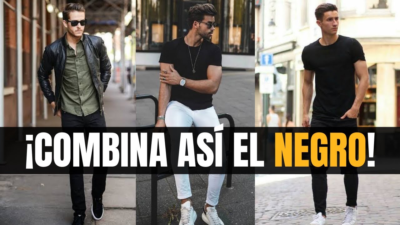 Cómo combinar el NEGRO al vestir - ¡Úsalo con estos COLORES!