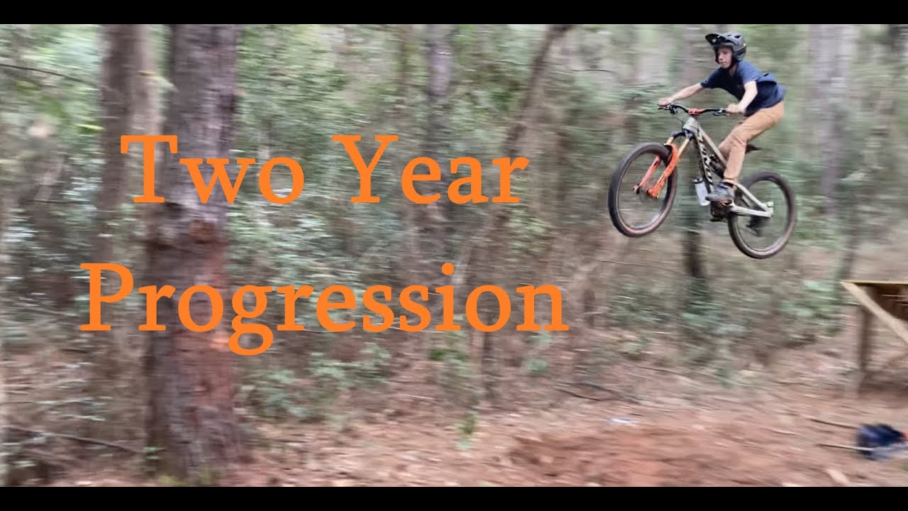 2 Year Mountain Bike Progression Edit